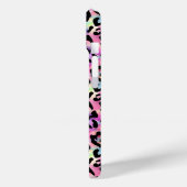 Iridescent Luipaardprint Monogram Case-Mate iPhone Case (Achterkant / Links)
