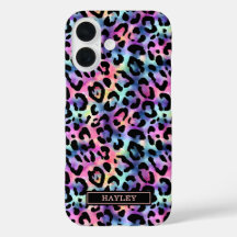 Iridescent Luipaardprint Monogram