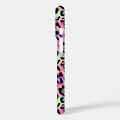 Iridescent Luipaardprint Monogram Case-Mate iPhone Case (Achterkant / Links)