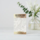 Iridescent Marble DIY Oorbel Ketting Houder Visitekaartje (Staand voorkant)