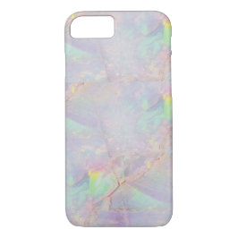 Iridescent marmer mermaid stone iPhone case