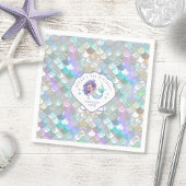 Iridescent Mermaid Scales Clam Shell V1 ID1144 Servet