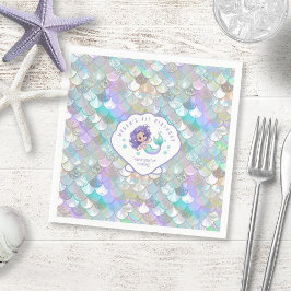 Iridescent Mermaid Scales Clam Shell V1 ID1144 Servet