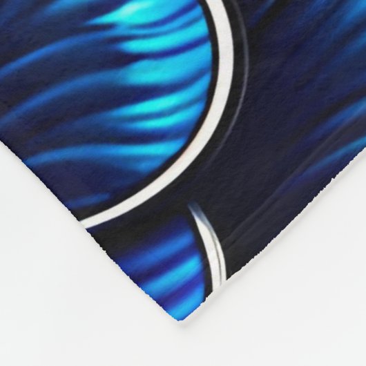 "Iridescent Mermaid Scales" Fleece Deken (Hoek)