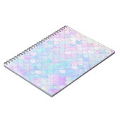 Iridescent Mermaid Scales Notitieboek (Linkerzijde)