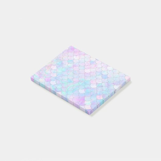 Iridescent Mermaid Scales Post-it® Notes (Schuin)