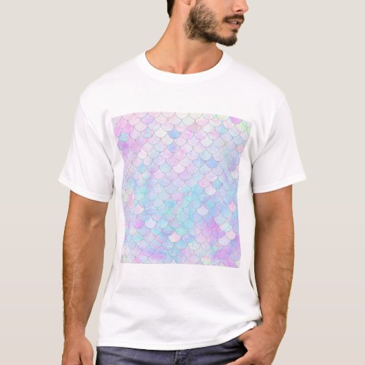 Iridescent Mermaid Scales T-shirt (Voorkant)