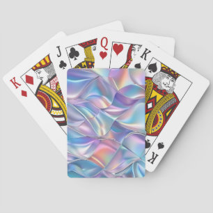 Iridescent Metaal 6 Geometrisch Pokerkaarten