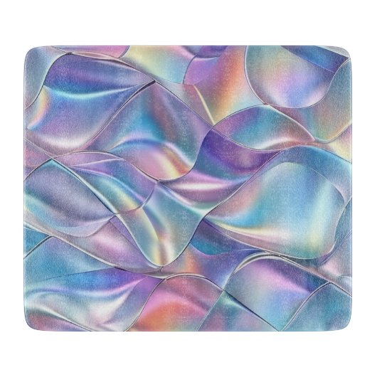 Iridescent Metaal 6 Snijplank (Voorkant)