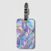 Iridescent Metallic 6 geometrisch Bagagelabel (Voorkant (verticaal))