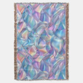 Iridescent Metallic 6 geometrisch Deken (Voorkant Verticaal)