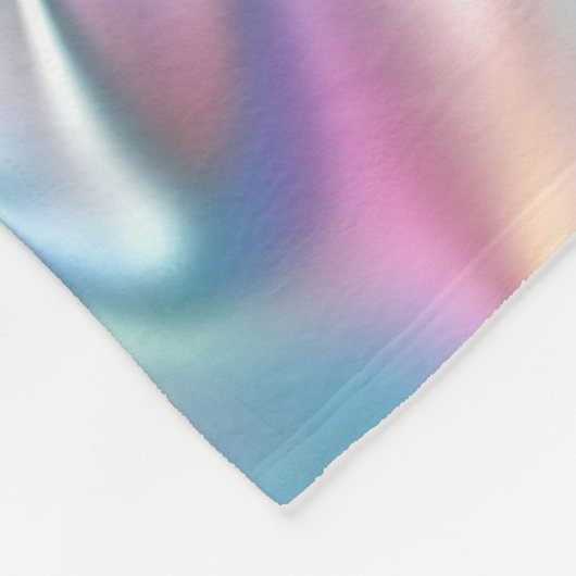 Iridescent Metallic 6 geometrisch Fleece Deken (Hoek)