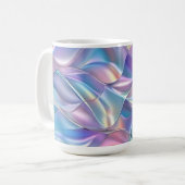 Iridescent Metallic 6 geometrisch Koffiemok (Voorkant links)