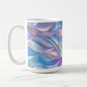 Iridescent Metallic 6 geometrisch Koffiemok
