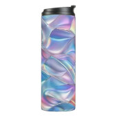 Iridescent Metallic 6 geometrisch Thermosbeker (Gedraaid links)