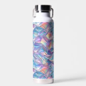 Iridescent Metallic 6 geometrisch Waterfles (Voorkant)