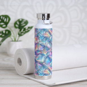 Iridescent Metallic 6 geometrisch Waterfles