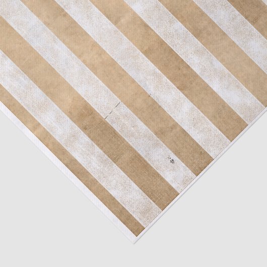 Iridescent Metallic Gold Grunge Stripe Patroon Tissuepapier (Detail)