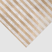 Iridescent Metallic Gold Grunge Stripe Patroon Tissuepapier (Detail)