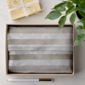 Iridescent Metallic Grunge Stripe Pattern Taupe Tissuepapier (Geschenk)