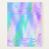 Iridescent Monogrammed Holographic 2022 2023 Planner (Achterkant)