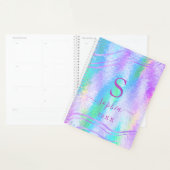 Iridescent Monogrammed Holographic 2022 2023 Planner (Display)