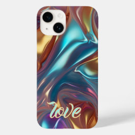Iridescent Monogrammed Phone Case Wallpaper