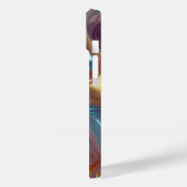 Iridescent Monogrammed Phone Case Wallpaper (Achterkant / Links)