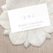 Iridescent Moon Phase Visitekaartje