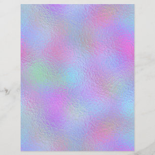 Iridescent namaak folie scrapbookpapier nr. 58