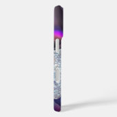 Iridescent namaak glitters holografische agaat Case-Mate iPhone case (Achterkant / Rechts)