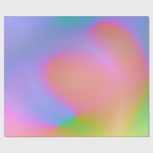 Iridescent Neon achtergrond 12 Cadeaupapier (Vlak)