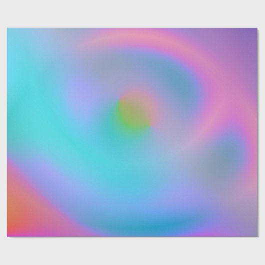 Iridescent Neon Achtergrond 2 Cadeaupapier (Vlak)