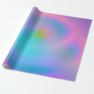 Iridescent Neon Achtergrond 2 Cadeaupapier