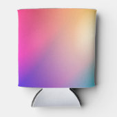 Iridescent Neon Hot Pink Fotografie Rainbobboeg Ko Blikjeskoeler (Voorkant)