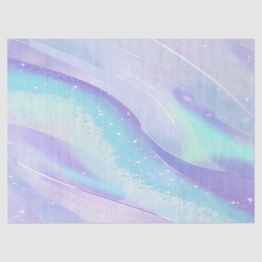 Iridescent Ocean Wave Pattern ID1144 Tissuepapier (Voorkant)