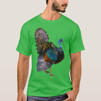 Iridescent Ocellated Turkey T-shirt
