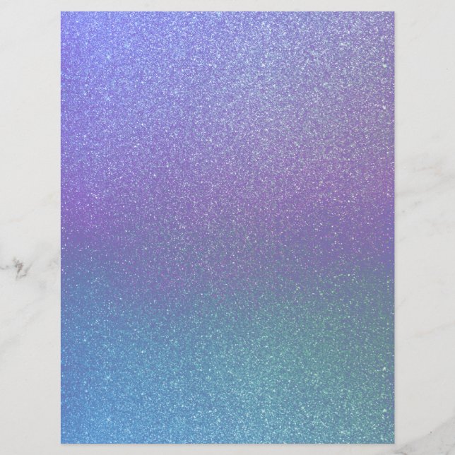 Iridescent Ombre Shimmer Scrapbook Paper (Voorkant)