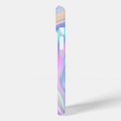 Iridescent ontwerp, klasse paarse tekstnaam Case-Mate iPhone case (Achterkant / Links)