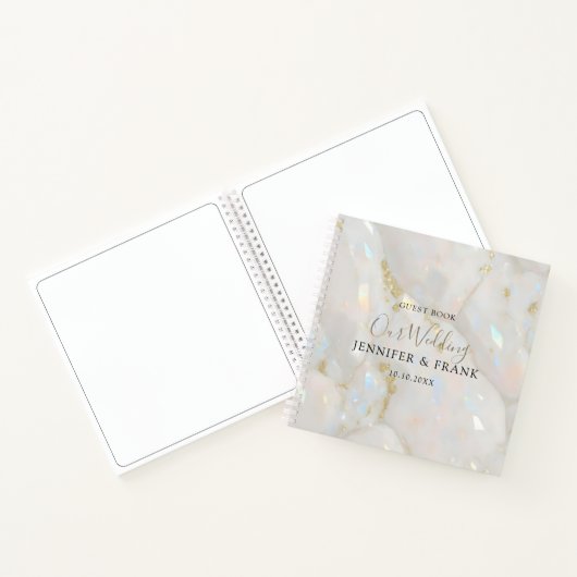 Iridescent Opal Elegant kristal Elegant Notitieboek (Binnen)