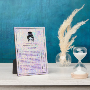 Iridescent Opgestoken Kapsel Holografische Wimpers Fotoplaat