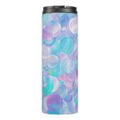 Iridescent optische glazen katjes thermosbeker (Achterkant)