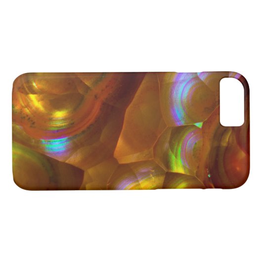 Iridescent oranje brandweer Case-Mate iPhone case (Achterkant (Horizontaal))