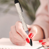 Iridescent Paars Glam Glitter Modern Salon Zwarte Inkt Pen