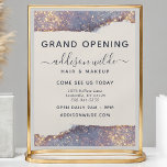 Iridescent Paars Gold Glam Glitter Business Flyer<br><div class="desc">Iridescent Paars Gold Glam Glitter Business Flyer. Dit ontwerp kenmerkt een classy doopvont van de de handtekeningsstijl die tegen een prachtige moderne iriserende glinsterende achtergrond wordt geplaatst. Perfect voor een schoonheidssalon,  haarstylist,  make-up kunstenaar of cosmetoloog.</div>