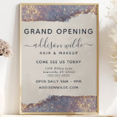 Iridescent Paars Goud Glam Glitter Zakelijk Flyer