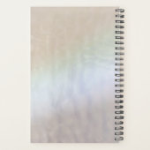 Iridescent parelholografisch aangepast logo planner (Achterkant)