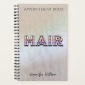 Iridescent parelholografisch handboek planner (Voorkant)