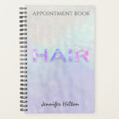 Iridescent parelholografisch handboek planner (Voorkant)