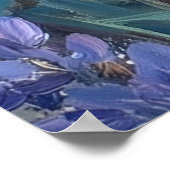 Iridescent Pastel Floral Artwork Poster (Hoek)